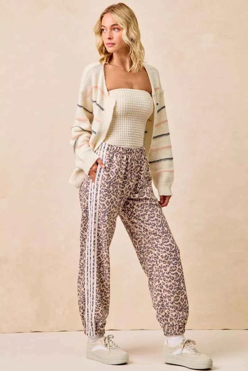 BiBi Side Lines Leopard Track Pants dfc89d8939e34b6283d45019fb228bcf-Max-Origin