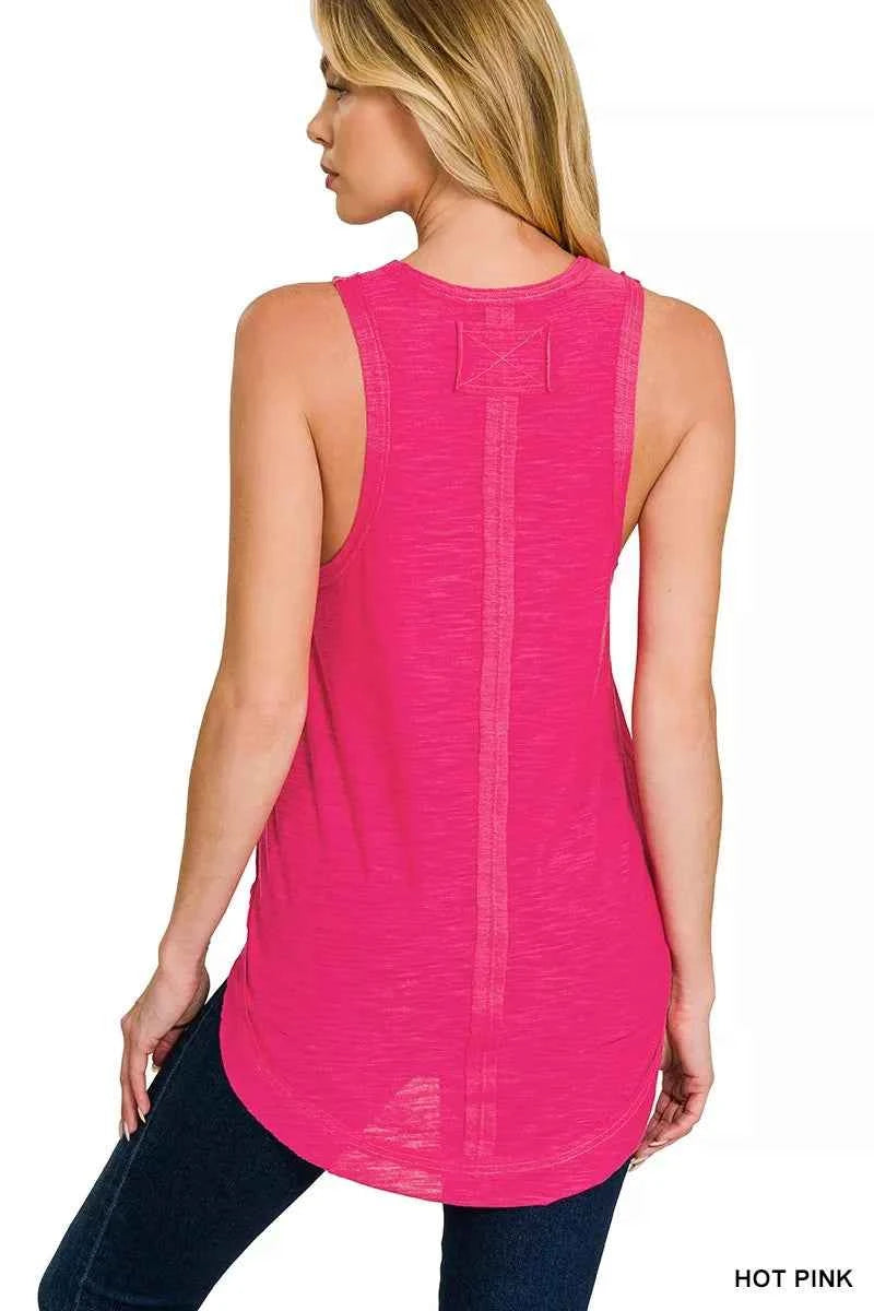 Zenana Curved Hem Slub Tunic Tank e0097e4cd0244728b9f96b32d7e1418c-Max-Origin