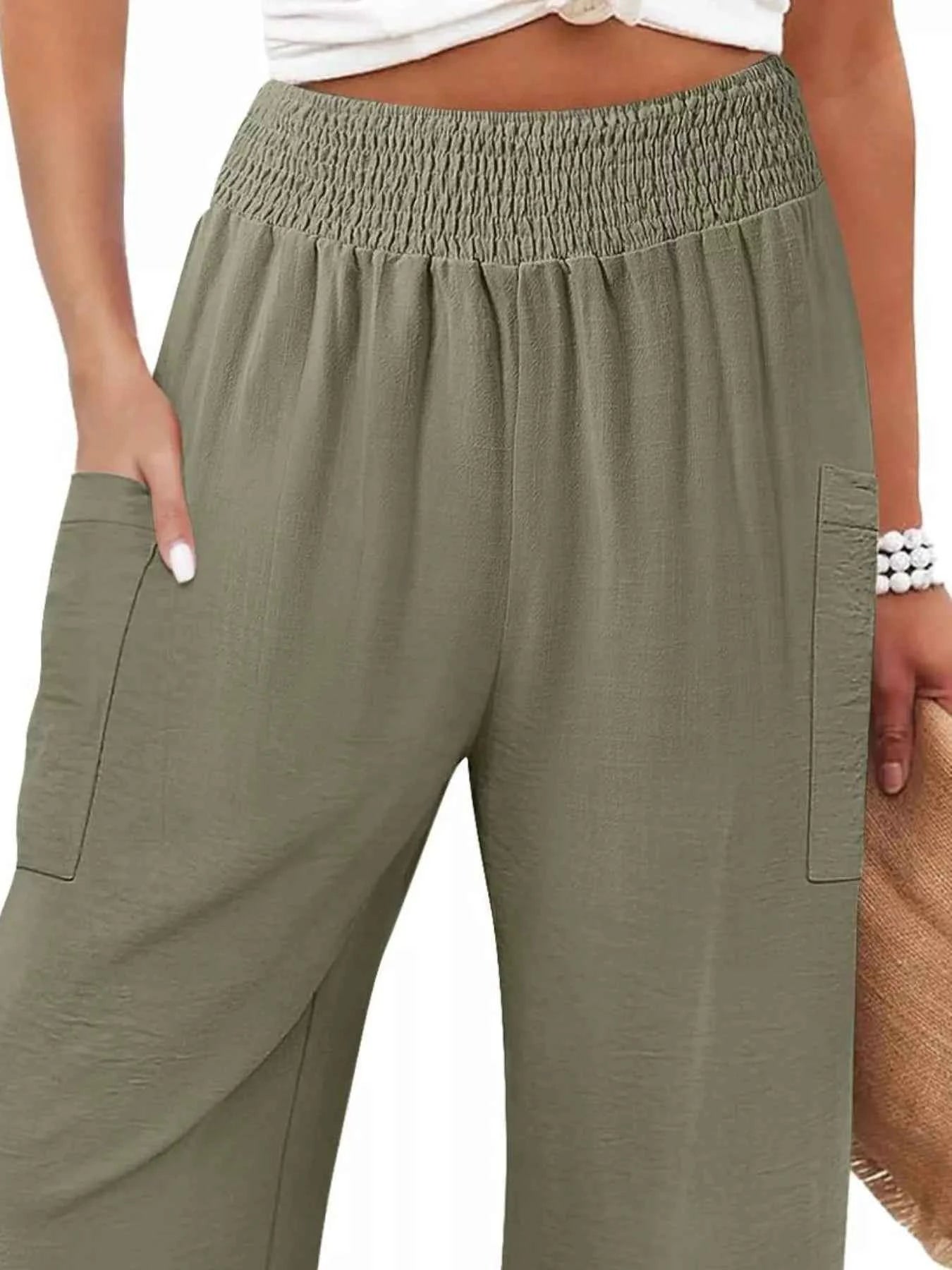 Elastic Waist Pants e00b177f-5a62-420a-a090-54f3c3956857-Max-Origin