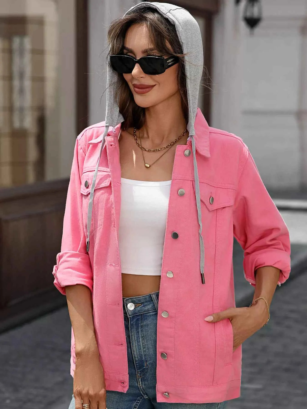 Button Up Long Sleeve Denim Jacket e021ddb0d4e142bb94d1065ce2ce14cc-Max-Origin
