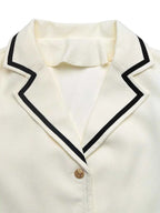 Contrast Trim Button-Up Blazer e0321f54d5f7433480bac74166d058e3-Max-Origin