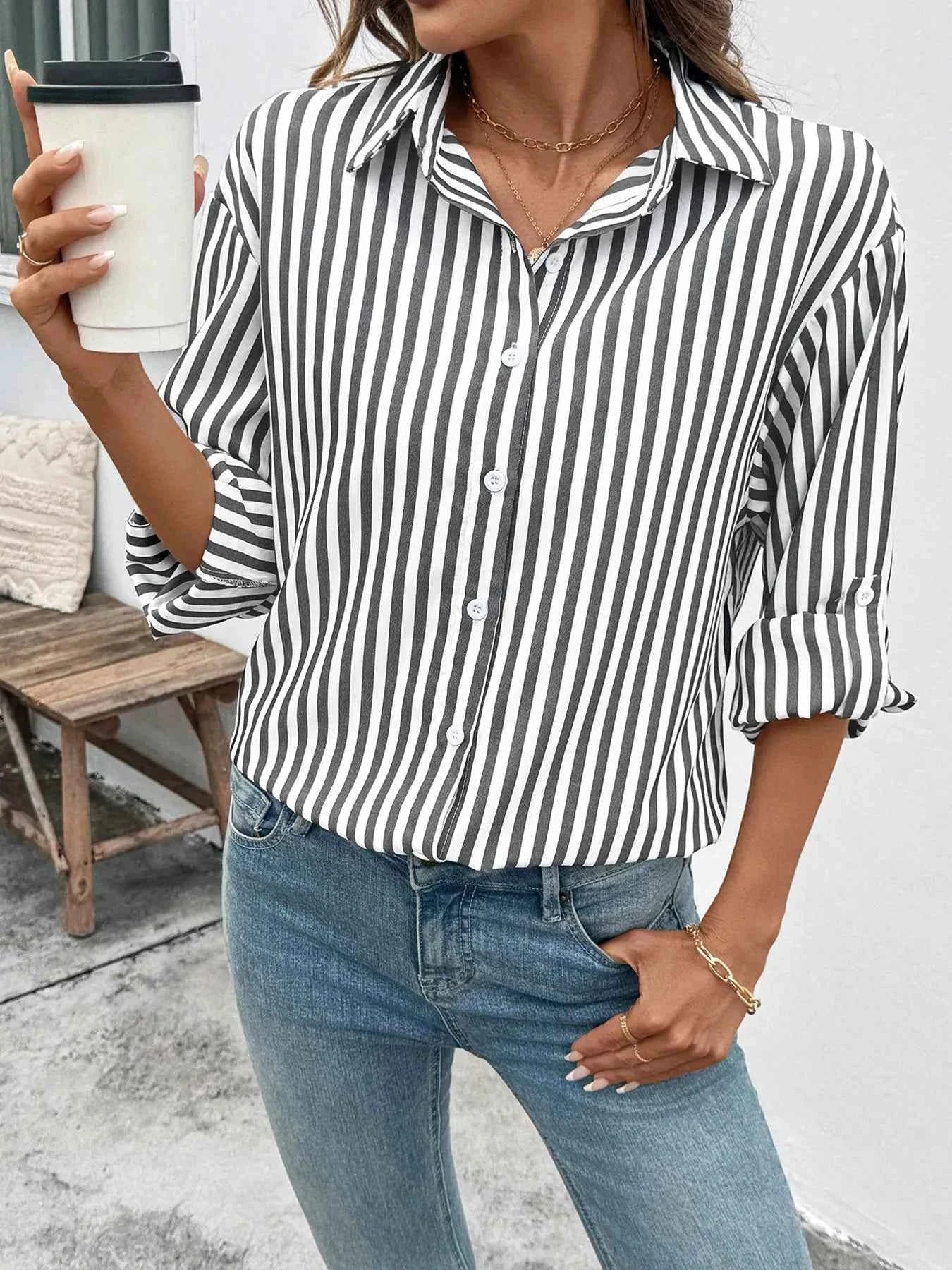Striped Oversized Button-Up Shirt e03e9ec0e0dd4ec0805765220656c9d1-Max-Origin