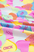 Valentine Heart Candy Shirt and Shorts Pajama Set e060dc72-6861-4067-94ea-4535f5c58286