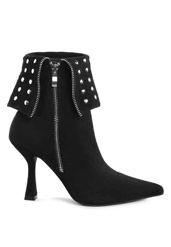 Kolara Studded Foldover Boots e061f843-91eb-475a-8ab4-95731985b93d