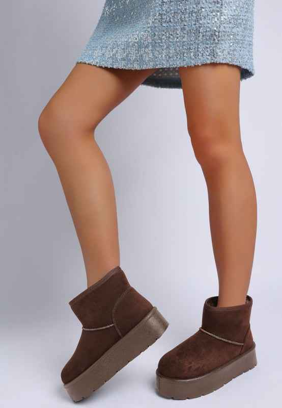 Derta Soft Microfiber Snow Boots e080f5cf-2db4-4f09-abec-b704c902d752