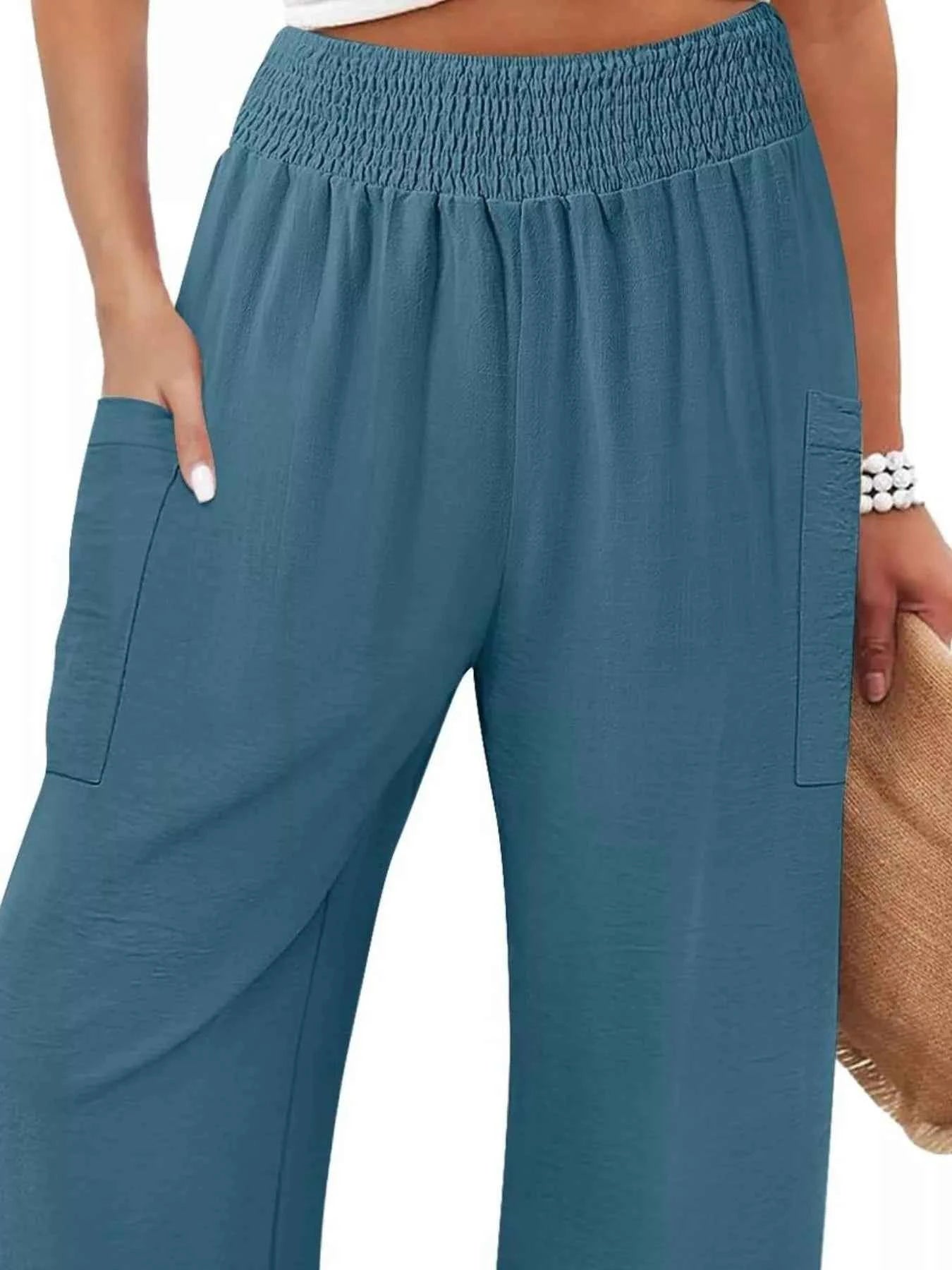 Elastic Waist Pants e08674a5-db24-4e86-b1d2-718a586506e1-Max-Origin