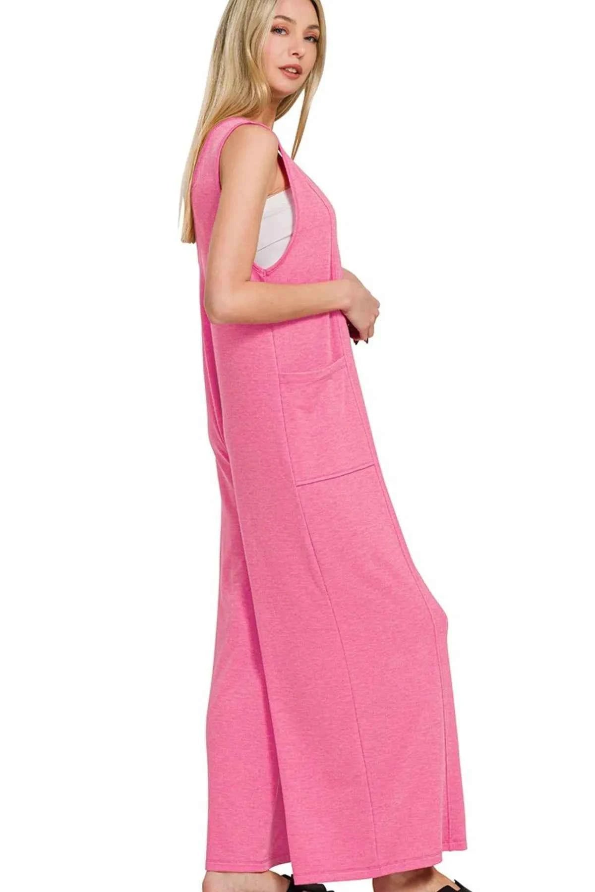 French Terry Deep V Neck Jumpsuits e09a6859-2763-4095-8258-82207108fa3f-Max-Origin