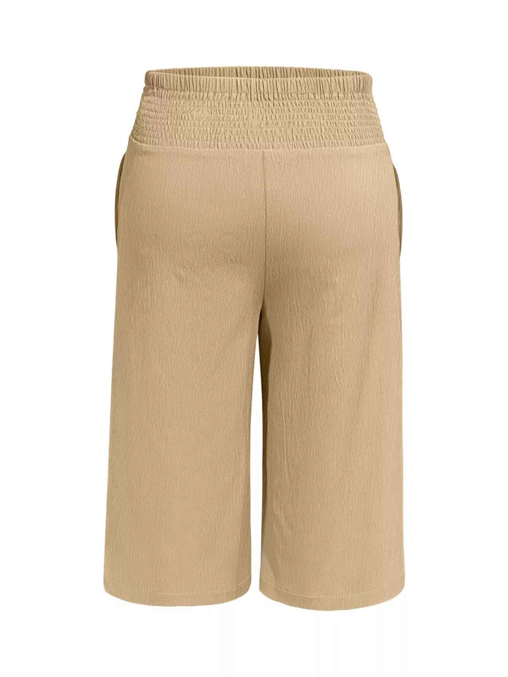 Plus Size Smocked Waist Cropped Wide Leg Pants e0b42789-8dbb-408d-8fee-a02db30d1a2f-Max-Origin