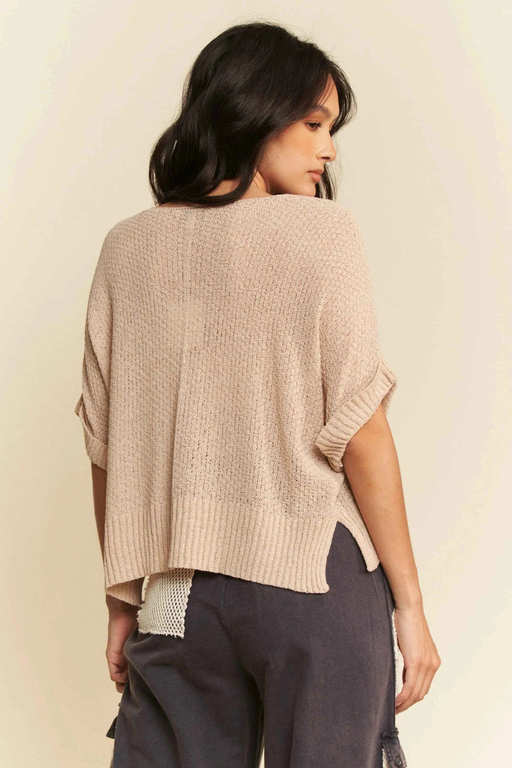 Davi & Dani Sequin American Flag Patch Short Sleeve Knit Top e0d566bdc19d455cbc73e20cca5d91c4-Max-Origin