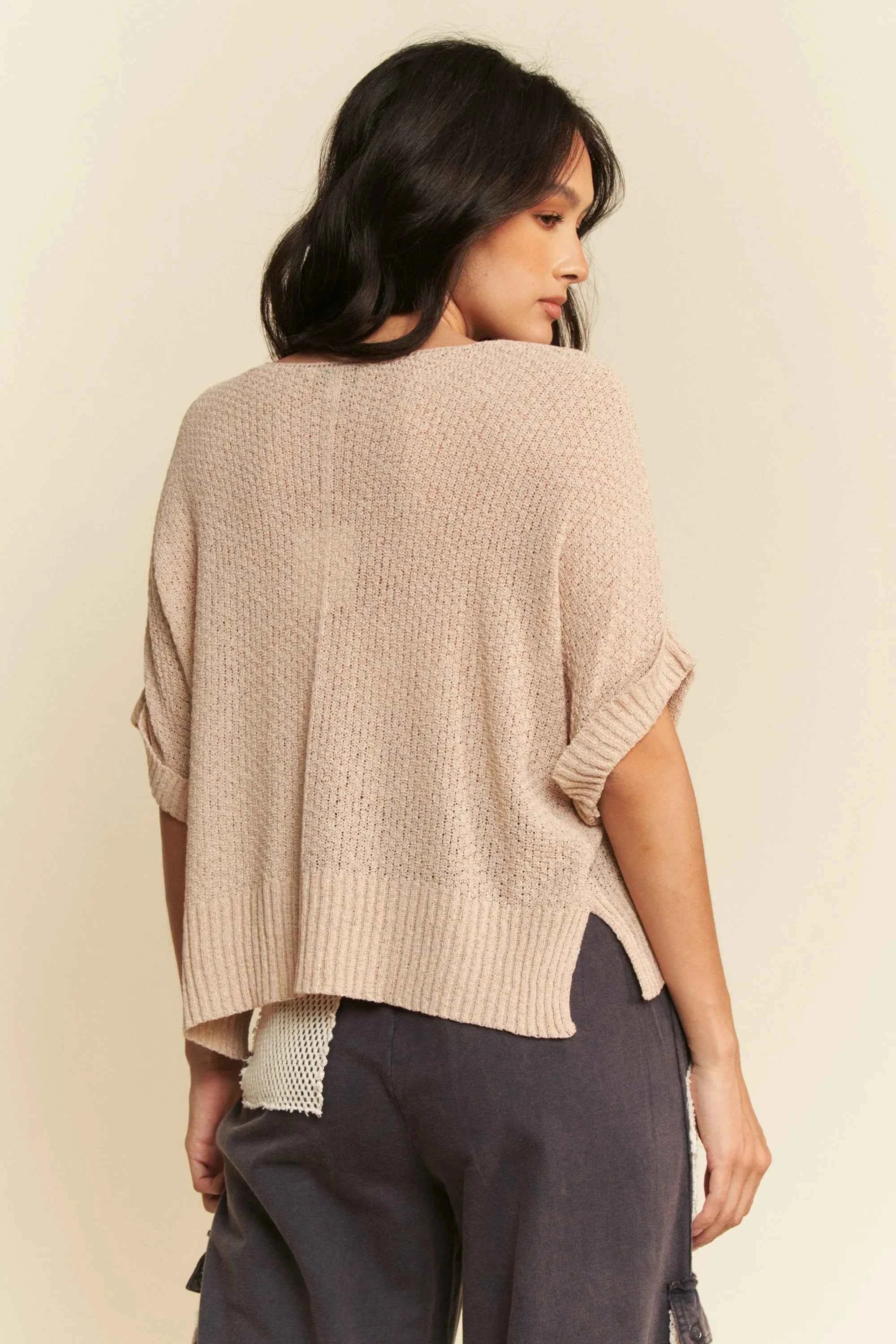 Davi & Dani Sequin American Flag Patch Short Sleeve Knit Top e0d566bdc19d455cbc73e20cca5d91c4-Max-Origin