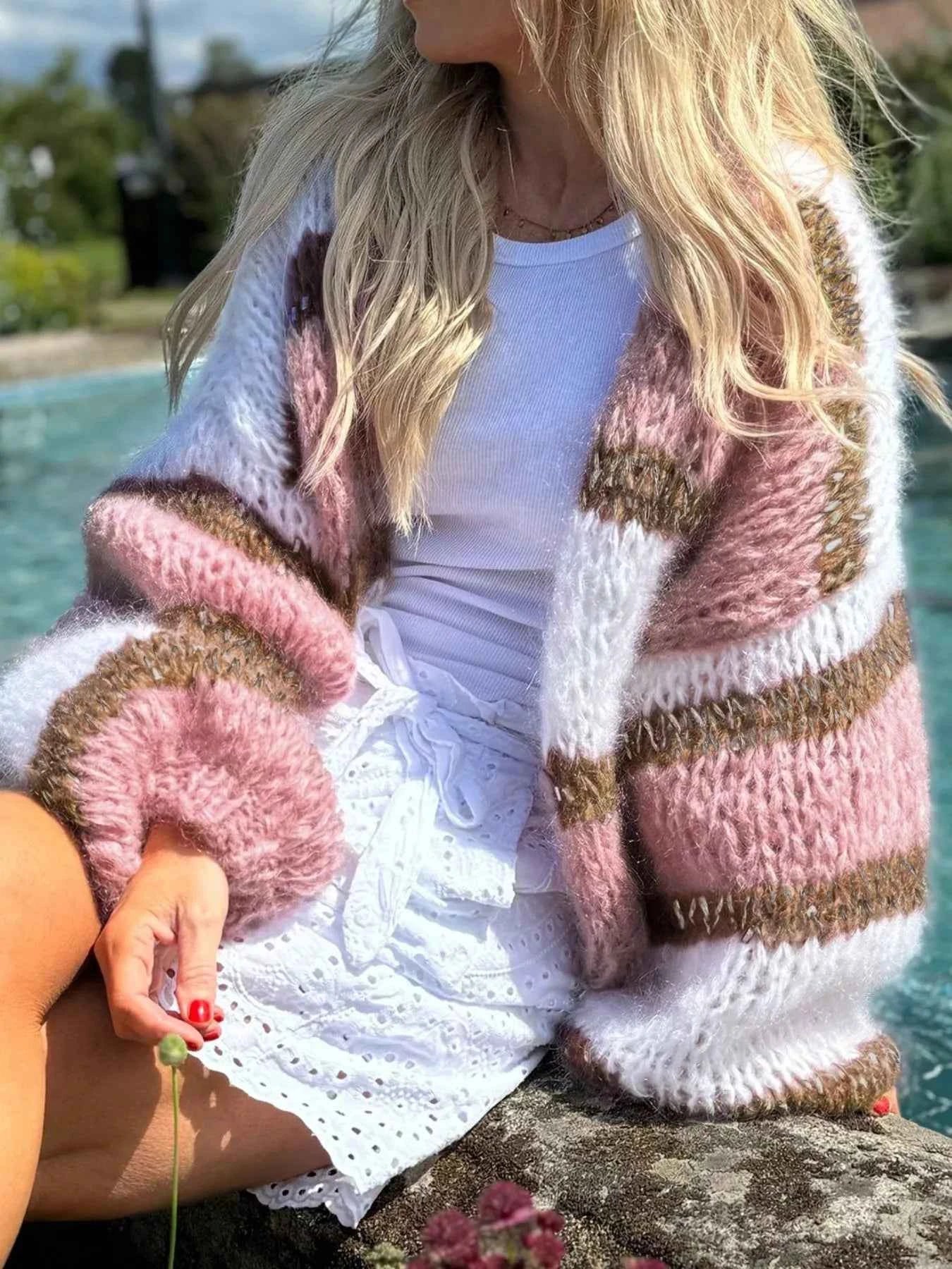 Color Block Open Front Cardigan e0d96407-c6e7-4da0-a5e3-16deeced19b1-Max-Origin