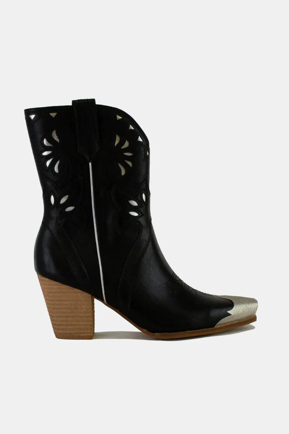Beast Fashion Cut-Out Floral Embroidery Boots e0ee3182-8e3c-48db-a48c-0e58ec0ec141-Max