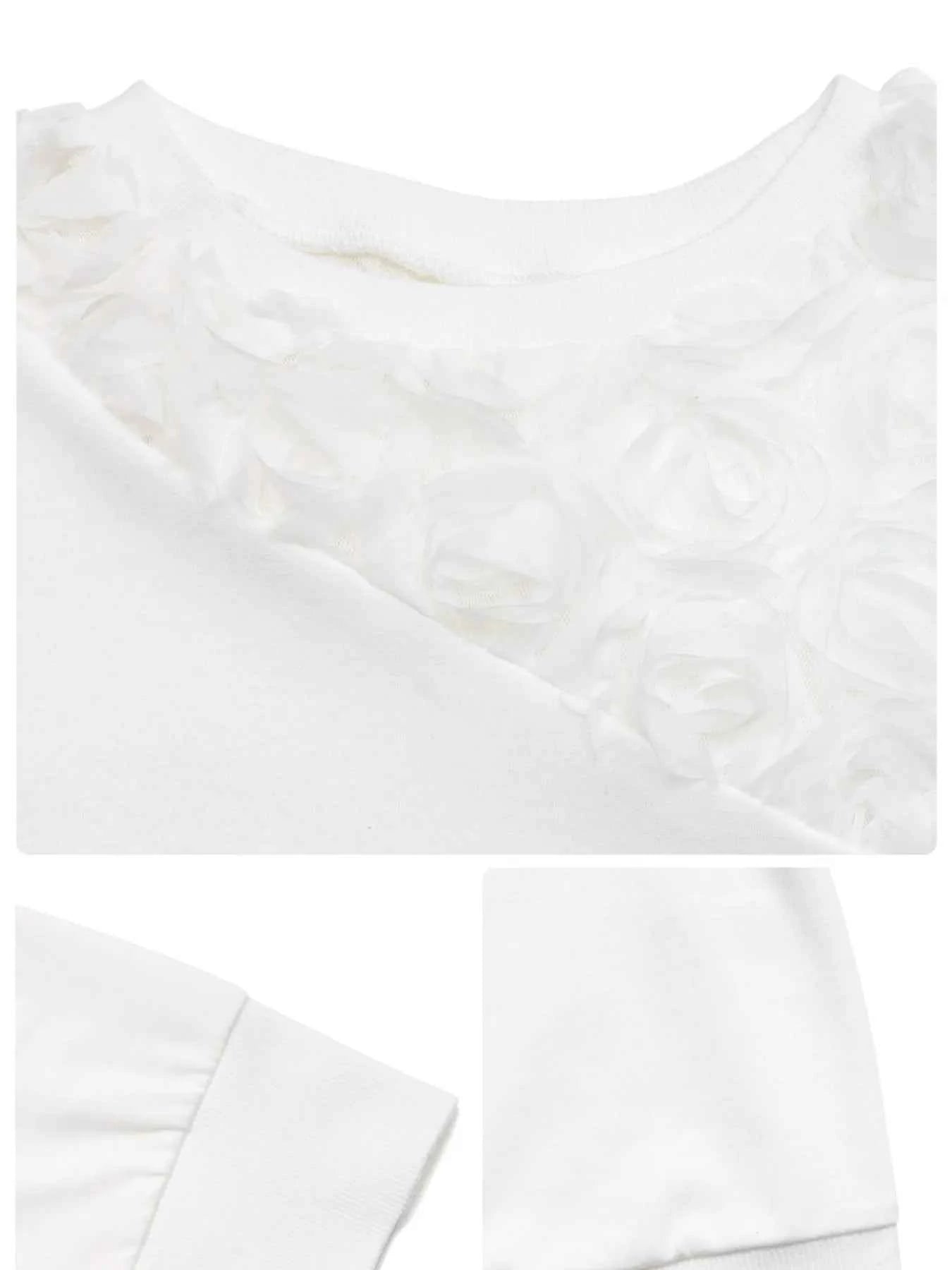 Rose Embroidered Long Sleeve Sweatshirt e113ba5c239e49528712b1c6abb91c9d-Max-Origin