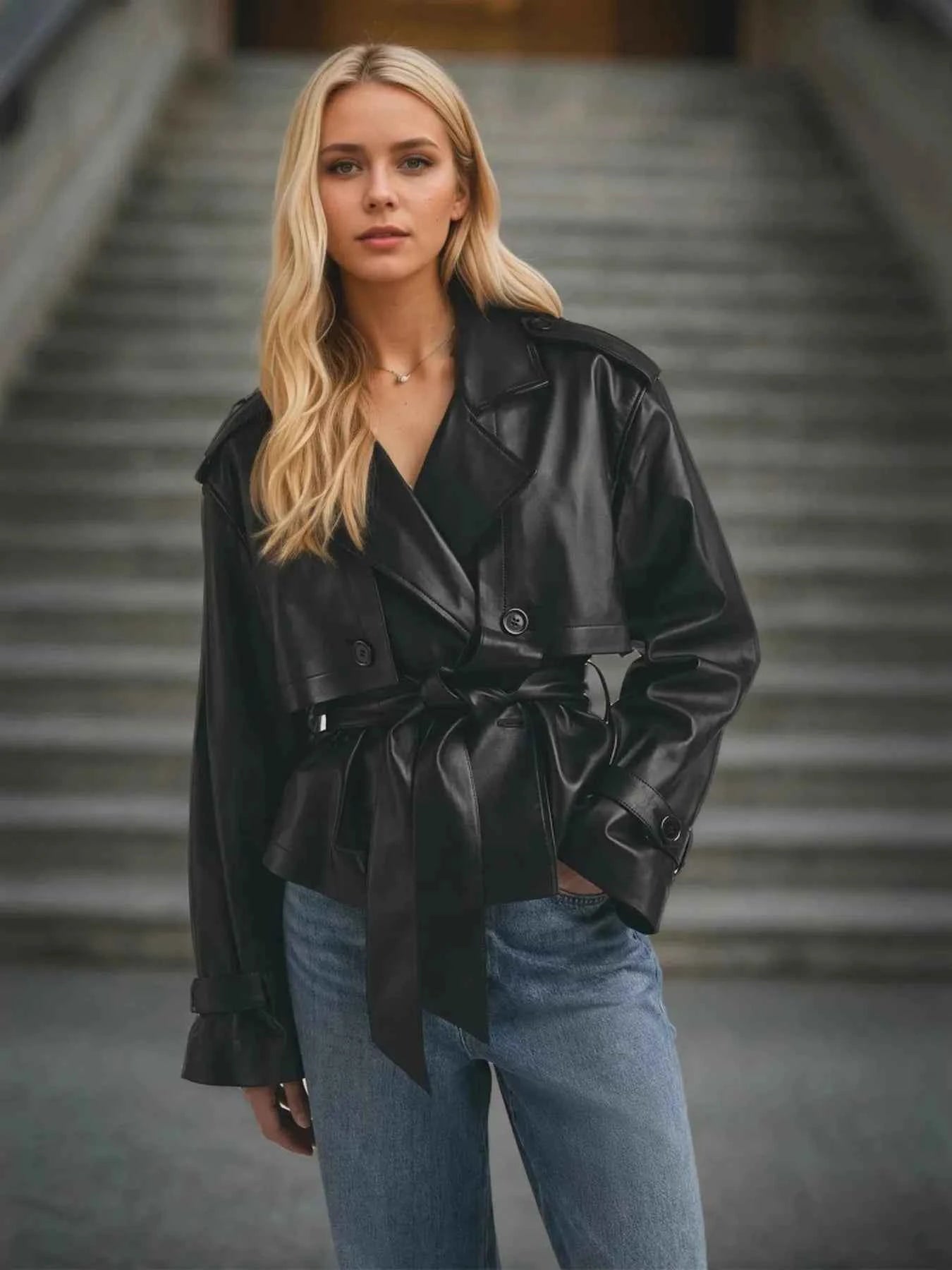 Leather Belted Trench Jacket e1221928d87d4e0997db526a46a0579f-Max-Origin