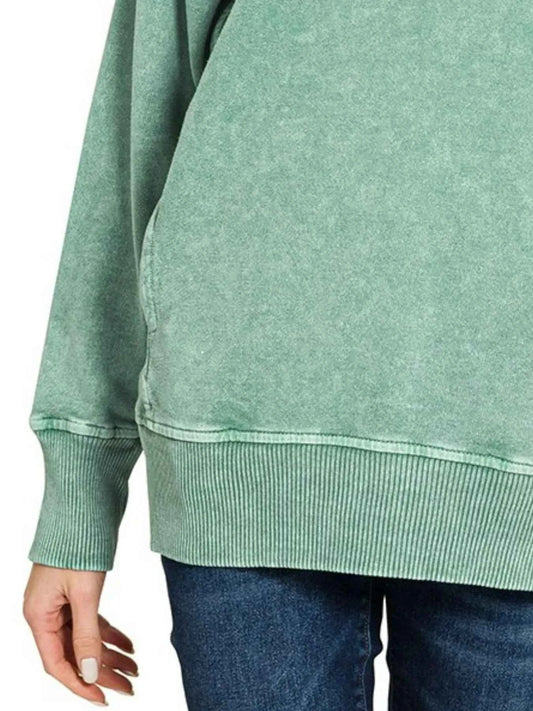Halo Snow Washed French Terry Round Neck Sweatshirt e1bb2707-ef17-4a4a-ba58-5b02755bc0b6-Max-Origin