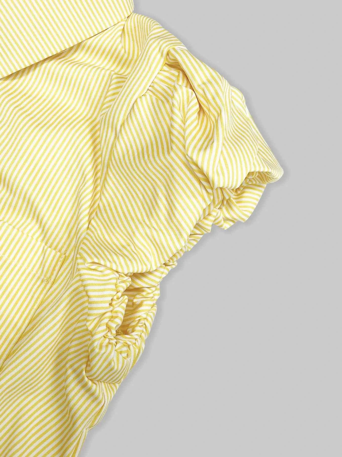 Striped Puff Sleeve Button-Up Shirt e1e3e78325bd4024b54fa01ec8e769f4-Max-Origin