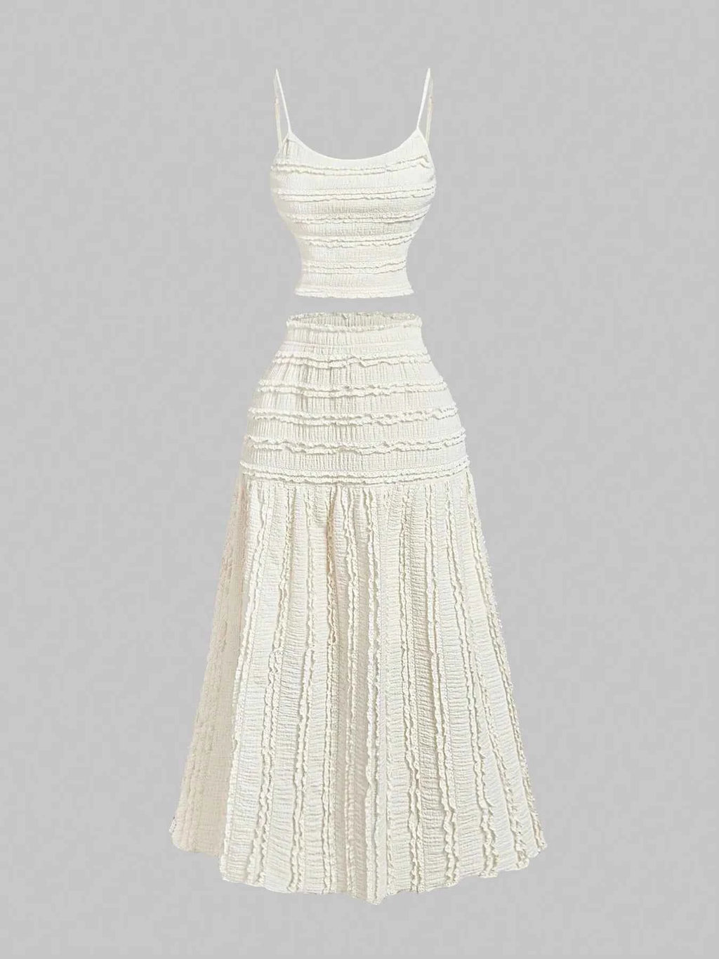 Frill Scoop Neck Cami and Skirt Set e1e4ba0477b04cff8ff2591d29b56f53-Max-Origin