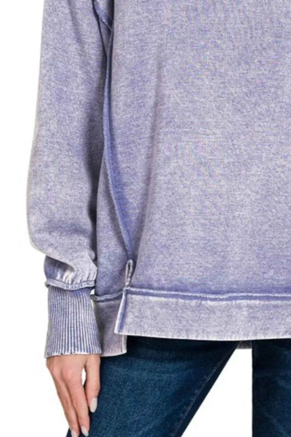 Zenana Acid Wash Exposed-seam Fleece Sweatshirt e1ee8d39-45ad-422b-90ea-3feb228e9bd2-Max-Origin