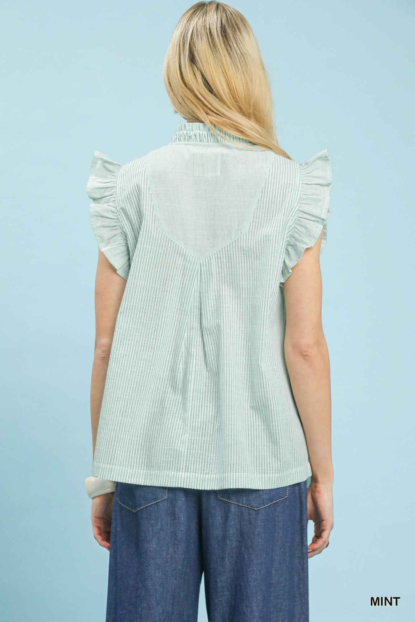 Umgee Embroidered Ruffle Sleeve Popover Top e1fbd765-7ead-47da-ab8e-eb8064876bd0-Max