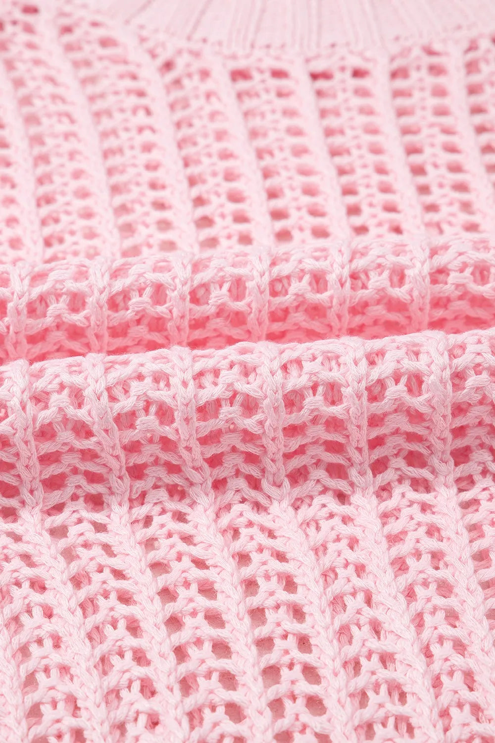 Hollow-out Crochet Side Tied Short Sleeve Knit Cover Up e2666769-8578-4208-a11b-5bbd02d01ca6-Max-Origin