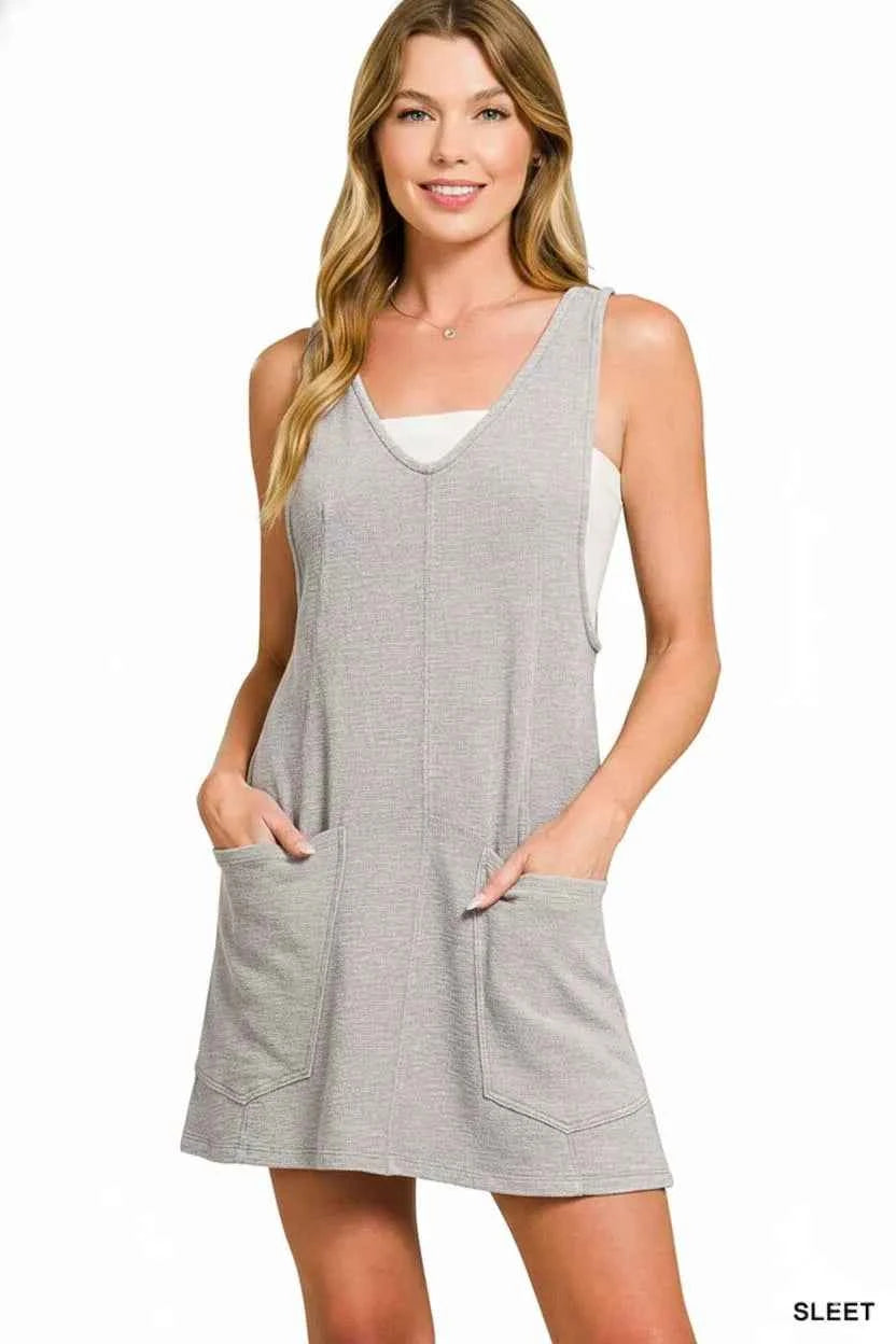 Zenana Washed Slub Adjustable Strap Overall Dress e28e6fe9-36f8-4ce0-8afc-f58b3925227b-Max-Origin