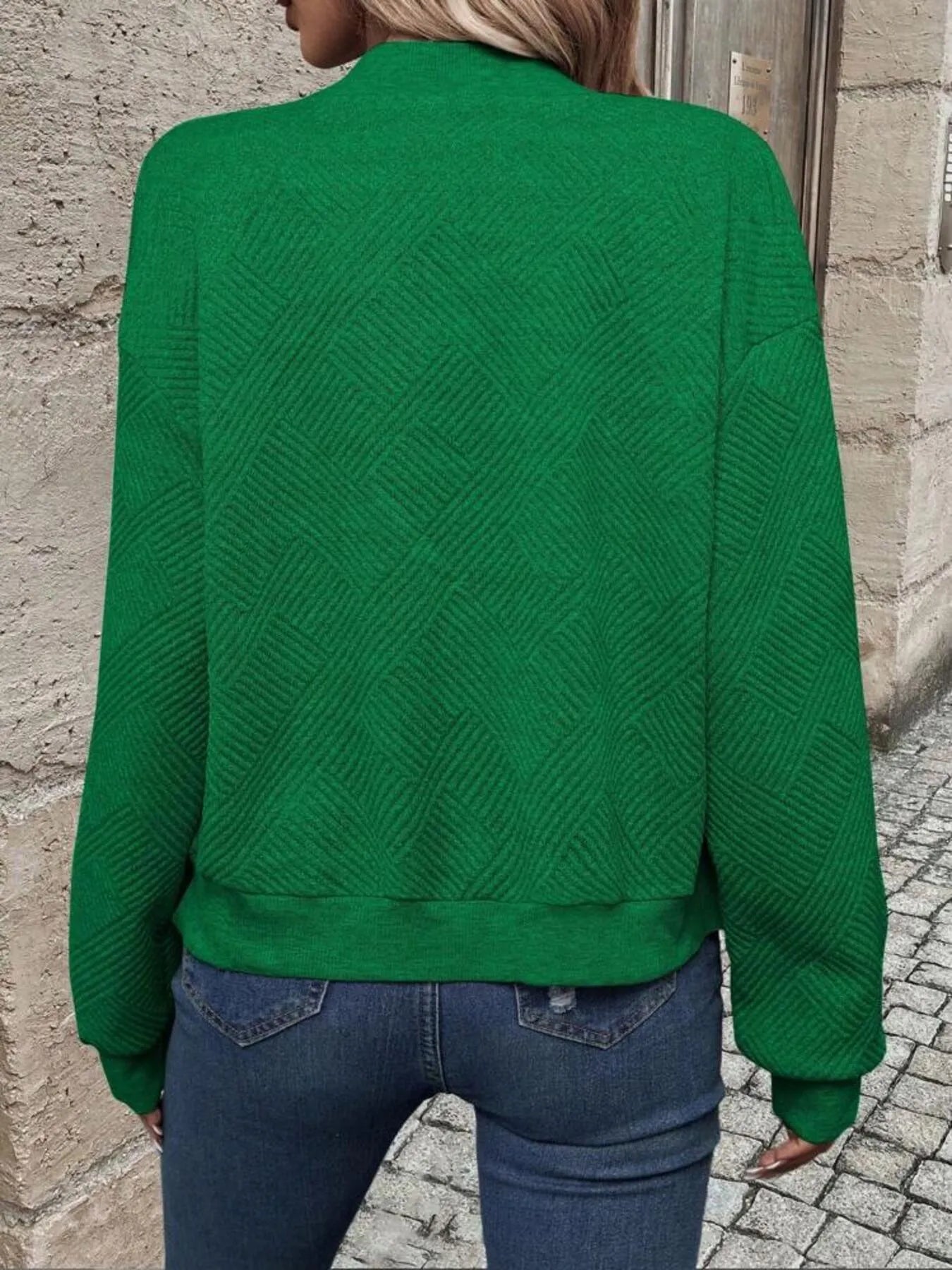 Zip-Up Textured Long Sleeve Jacket e292d6e77e964cb580352ccd95cd1040-Max-Origin