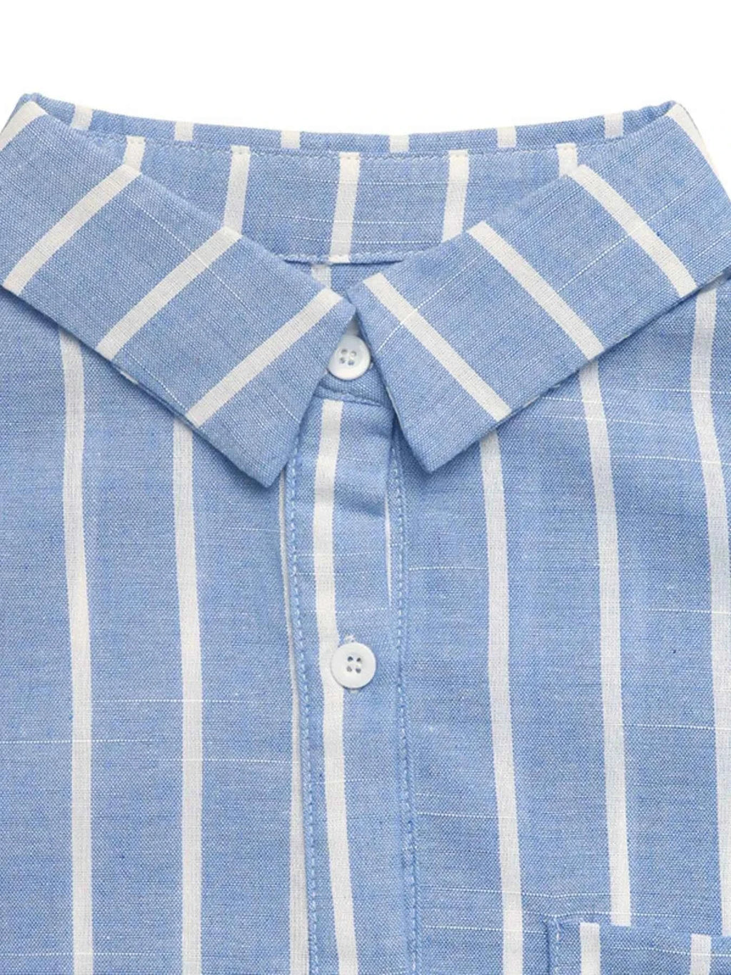 Striped Oversized Button-Down Shirt e2a375e96e414f99be7747f097f3b122-Max-Origin