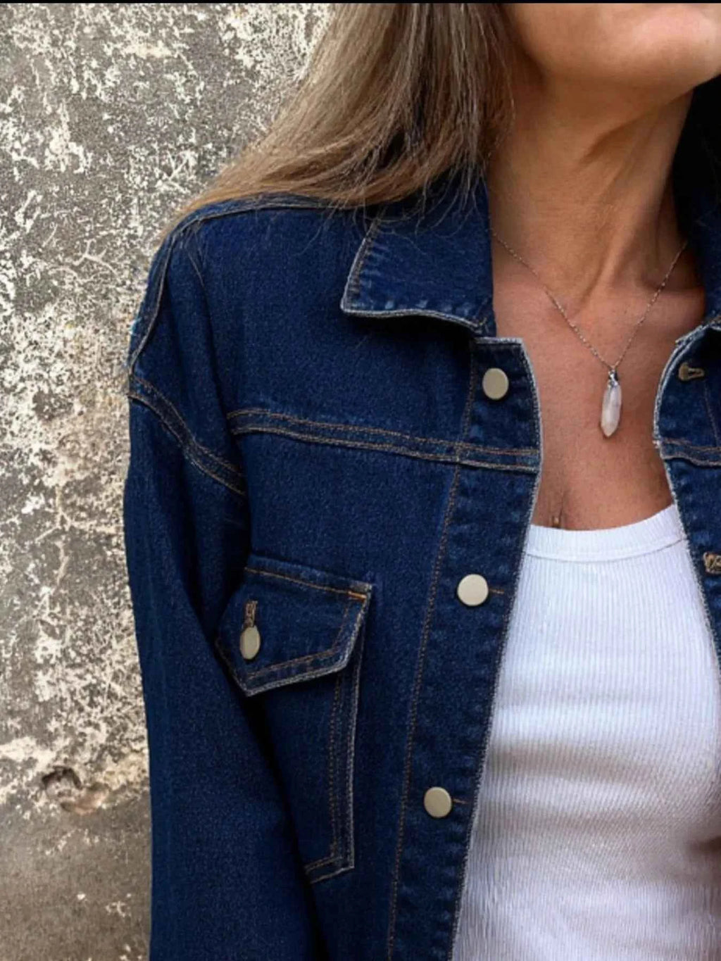 Button Up Long Sleeve Denim Jacket e31d58ca-9b20-45e4-b647-19c9dbeabf27-Max-Origin