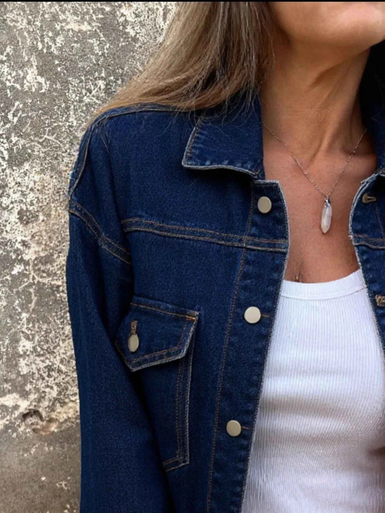 Button Up Long Sleeve Denim Jacket e31d58ca-9b20-45e4-b647-19c9dbeabf27-Max-Origin