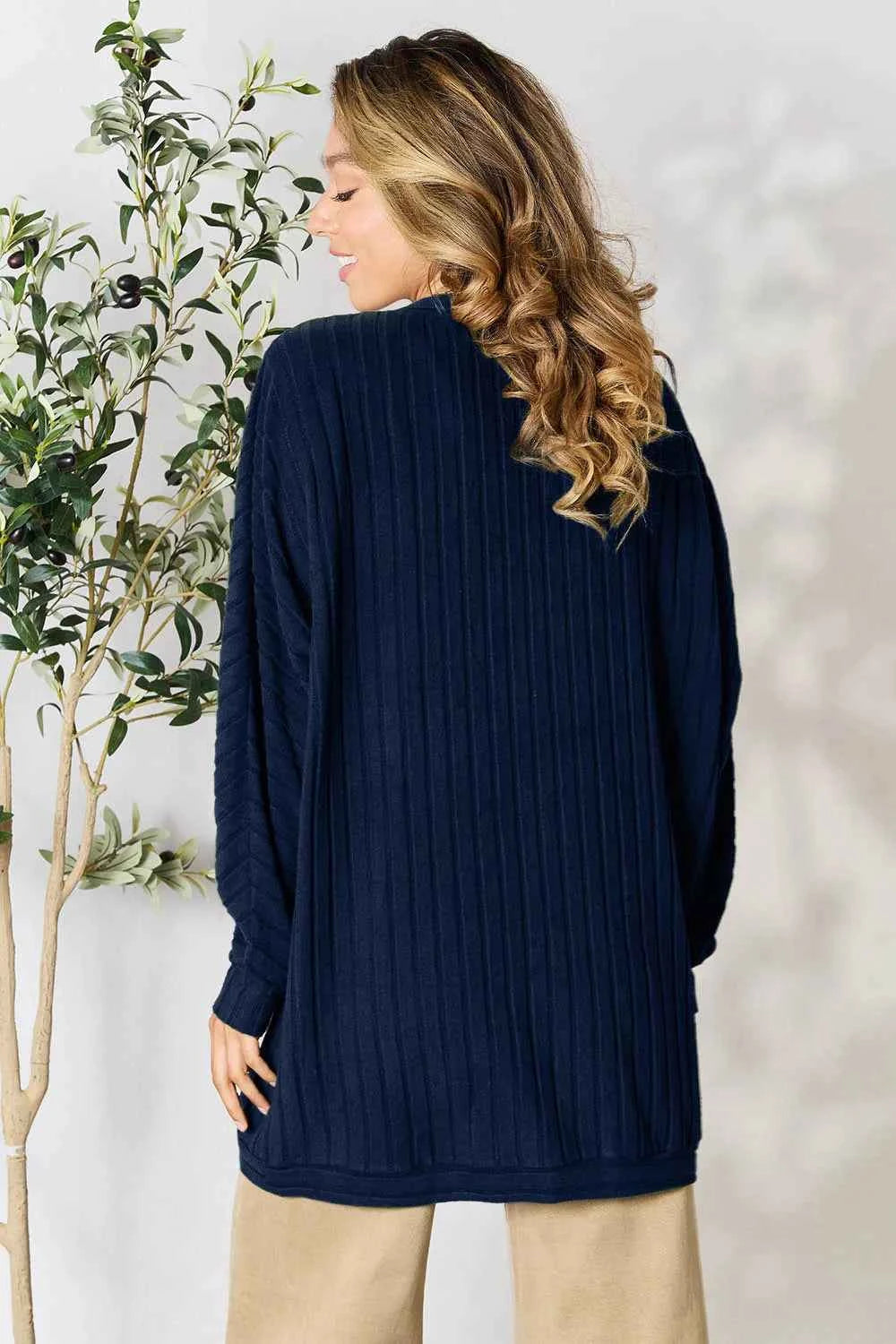 Basic Bae Full Size Ribbed Cocoon Cardigan e3239a198ba14f6f8ce92fe4087752be-Max