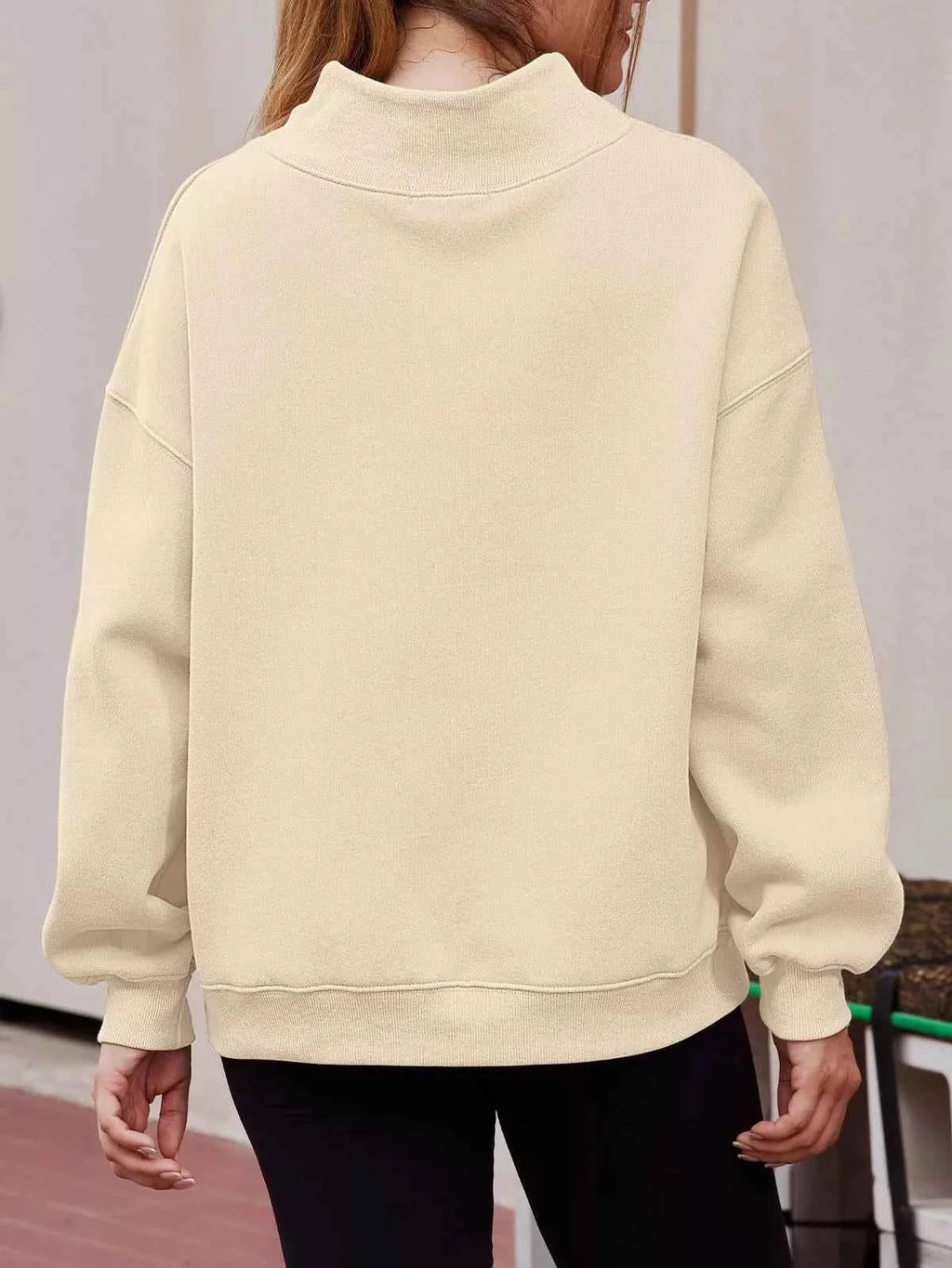 Mock Neck Dropped Shoulder Sweatshirt e32af9a3-85fd-4173-ad97-62c140932c80-Max-Origin