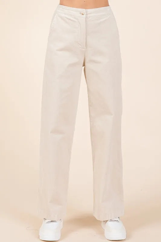 Mittoshop Corduroy Back Elastic Waist Pants e353d98f-b4fa-48d3-a031-0271b2da6da0-Max