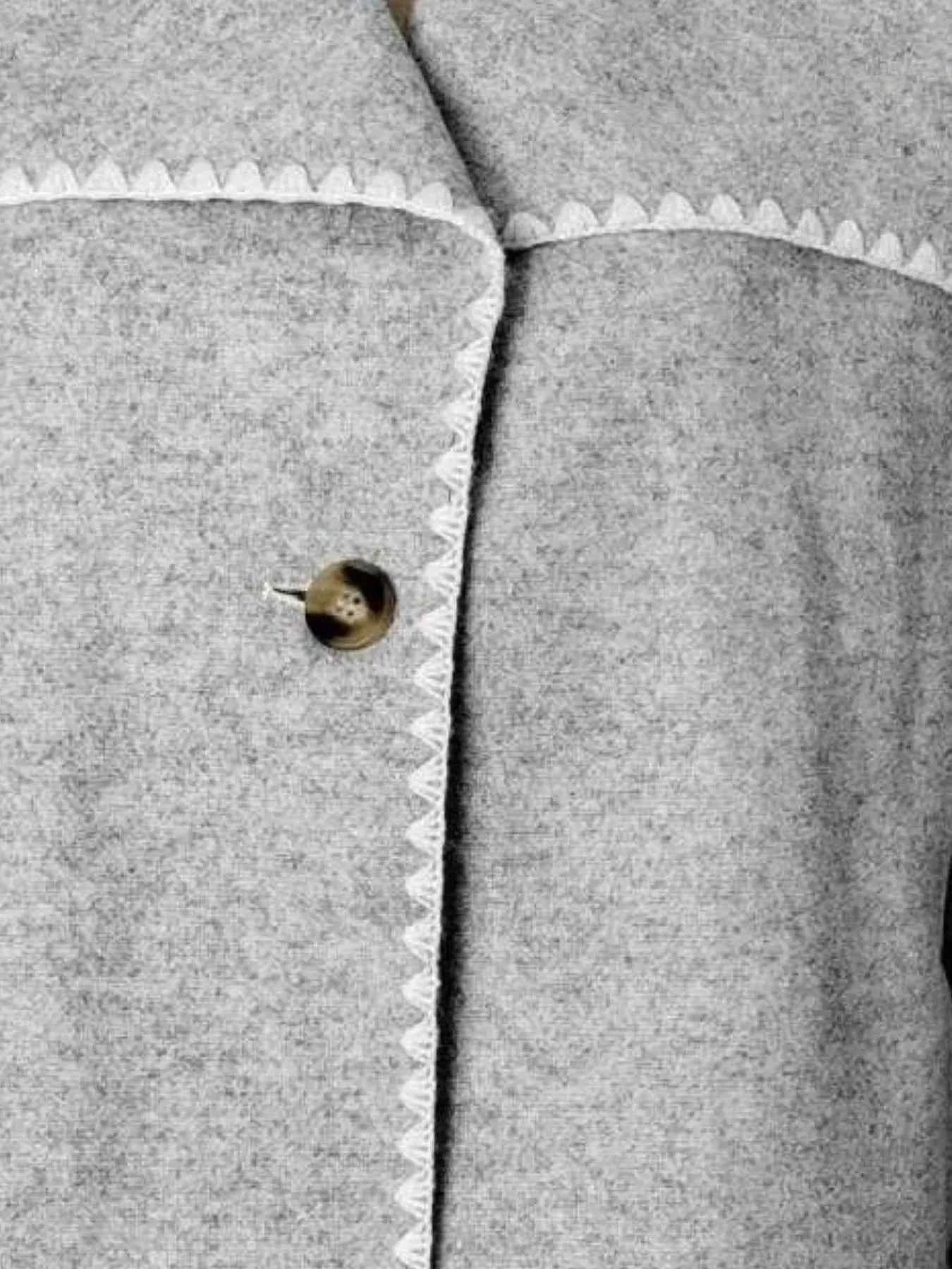 One Button Long Sleeve Outerwear e35e53252721454ab8fee7c823957b9f-Max-Origin
