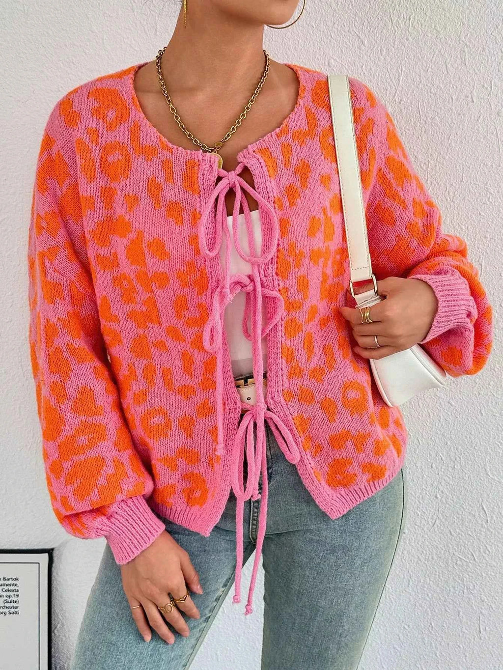 Leopard Tie Front Cardigan e3709db7-3201-45c6-acb6-e8acdec2de07-Max-Origin