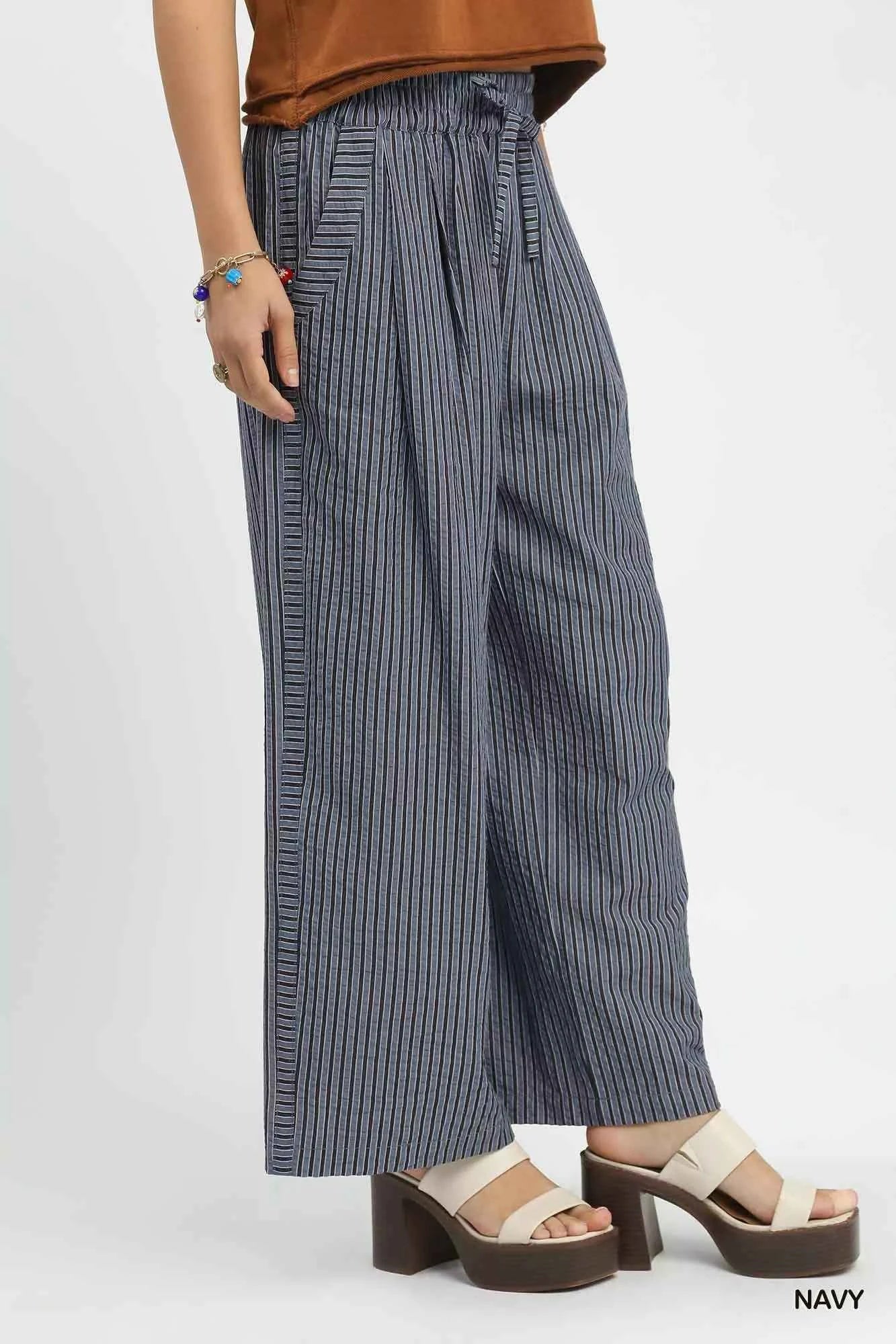 Umgee Drawstring Striped Wide-Leg Pants e37e9ccd-a4dc-410a-a5e0-906a475f3cd0-Max-Origin