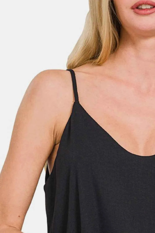 Two Layered Spaghetti Strap Cami e37ebbe5-5f23-42ab-8c76-323d049e686a-Max