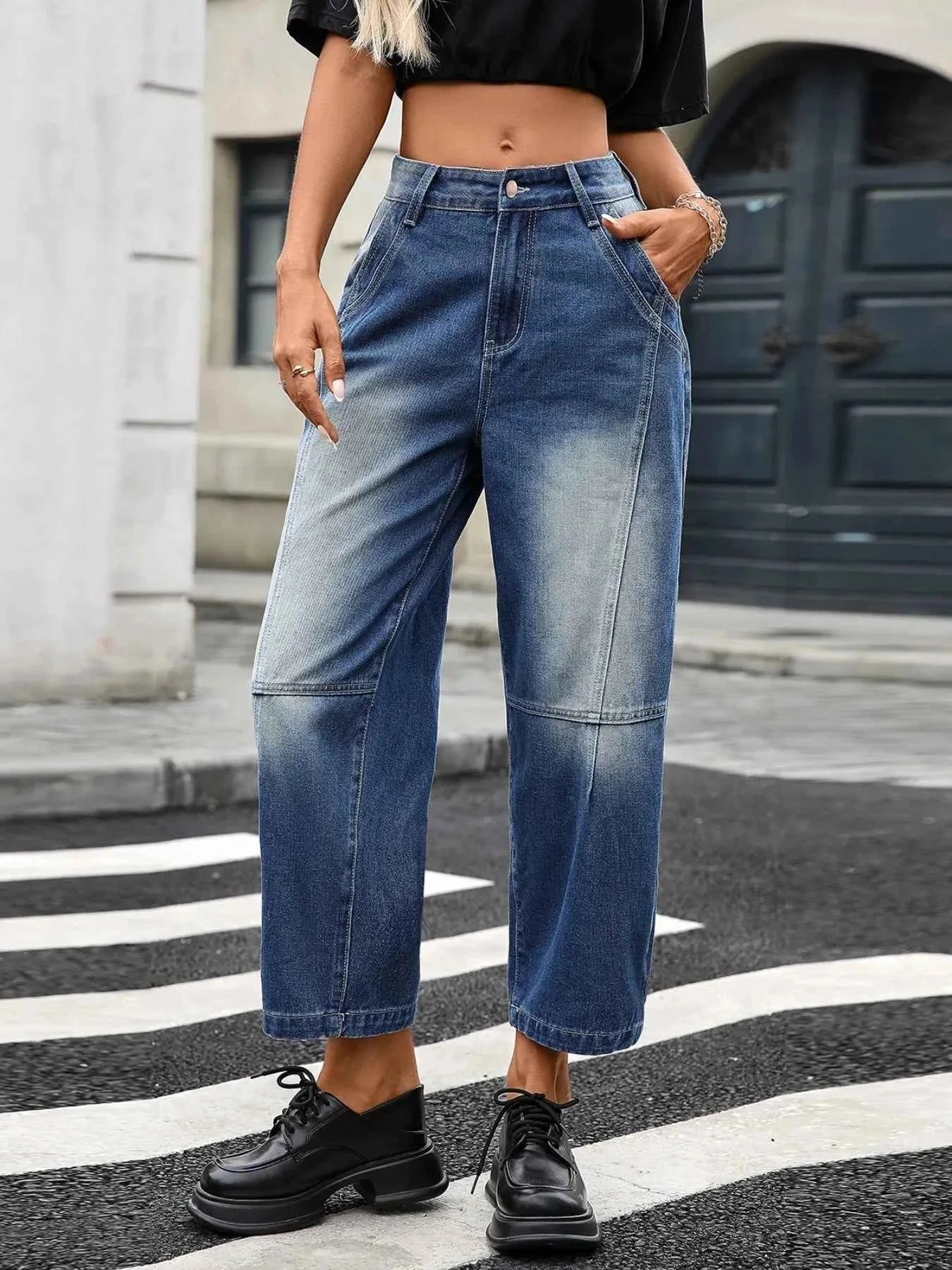 Wide Leg Jeans with Pockets e3a016d61c3e42fcab1e4ab7a0f4cbea-Max-Origin