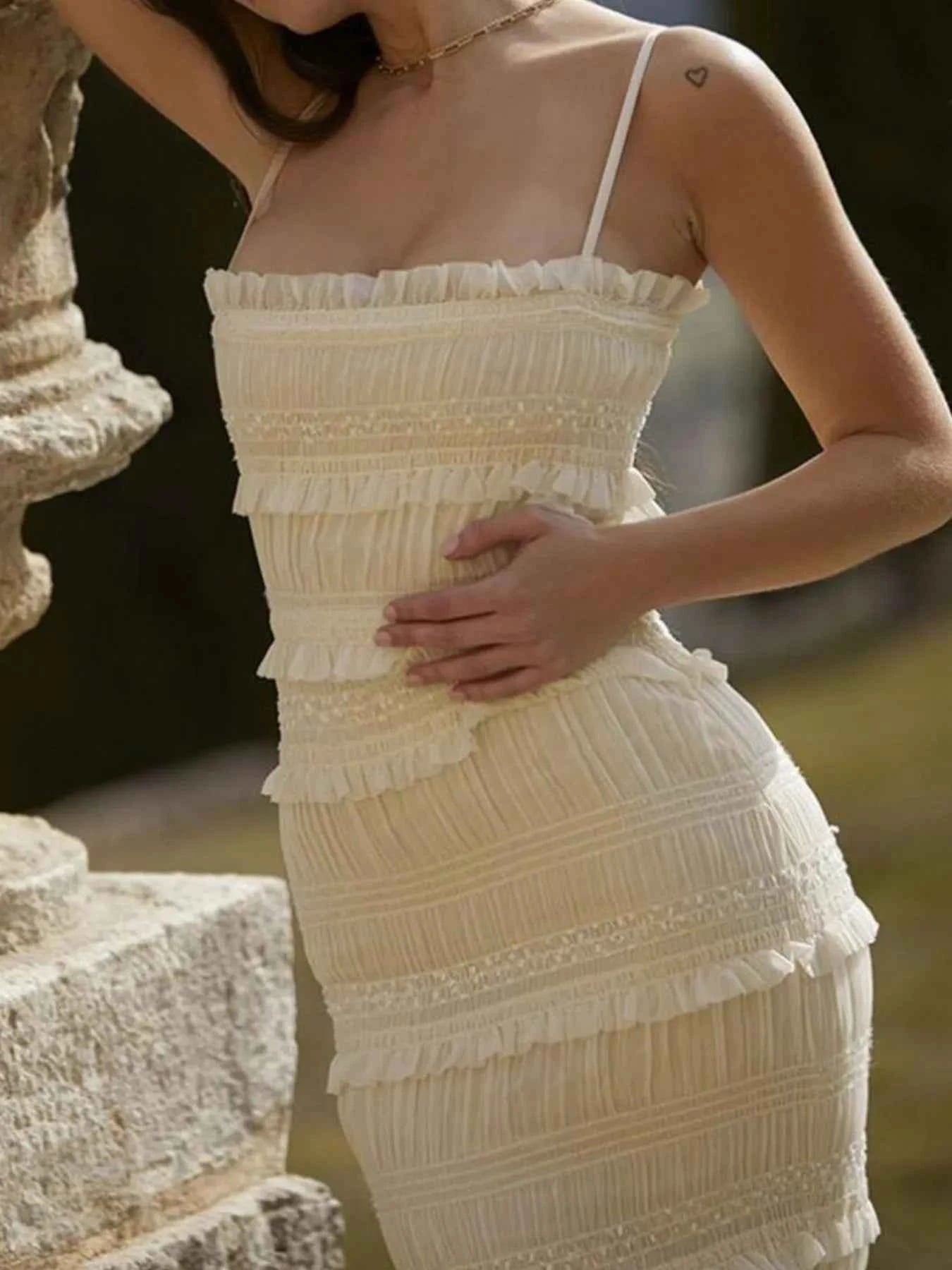Frill Tiered Textured Maxi Cami Dress e3fee510-f560-40ff-a1db-5e61998c2e08-Max-Origin