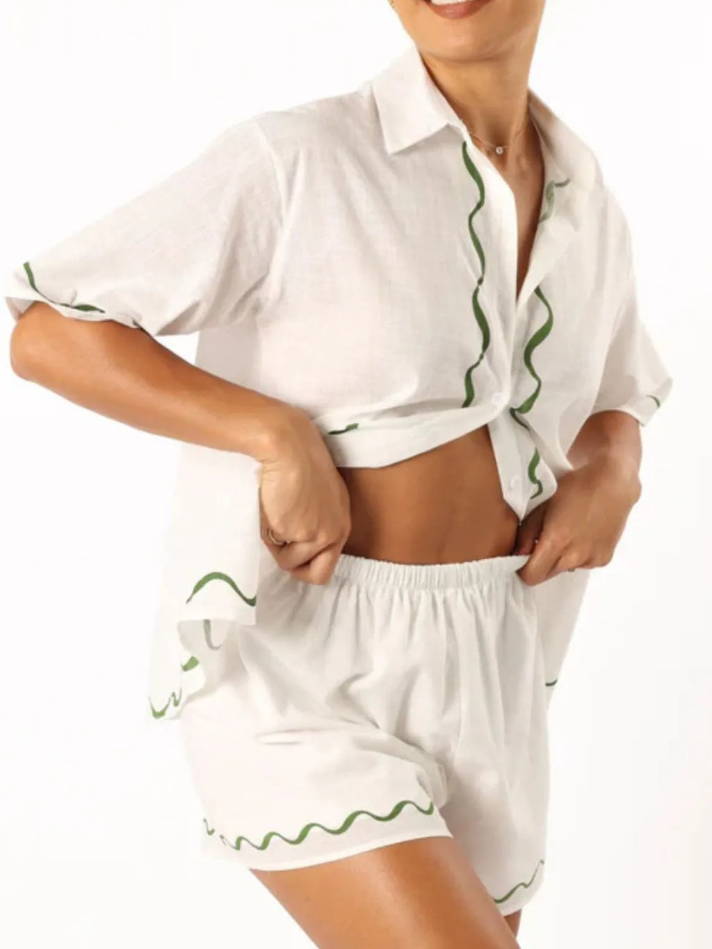 Button Up Half Sleeve Top and Shorts Set e4231bb3-56b9-41d2-b13a-acab9eef492e-Max-Origin