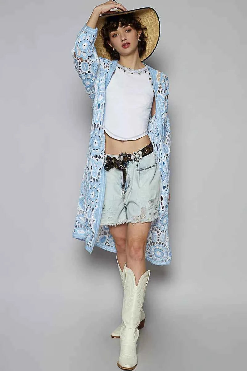 POL Open Front Crochet Cardigan with Knit Weave Patterns e4273993-a1df-4e8d-aed6-d5f19c8826cf-Max-Origin