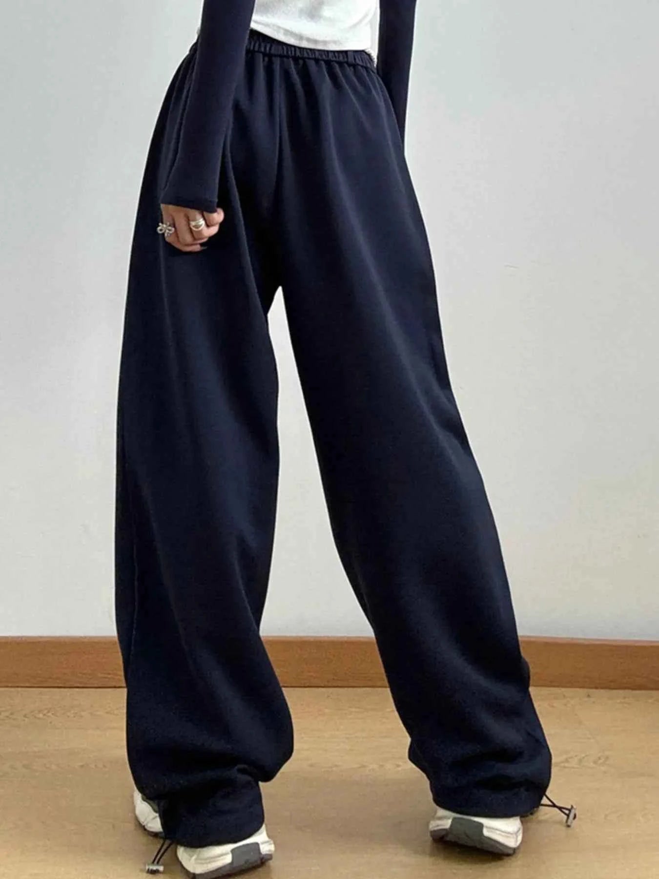 Decorative Rope Detail Casual Pants e42aff07-9d2f-46e6-8bed-a5422a636f8a-Max-Origin