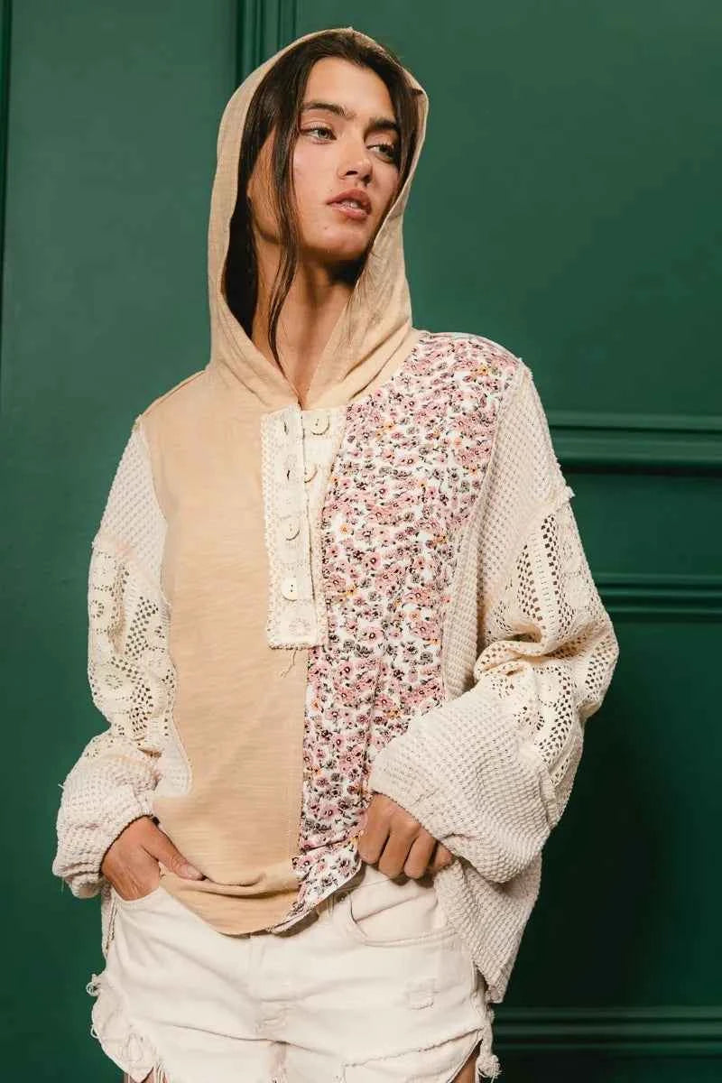 BiBi Slub Jersey with Lace Combo Buttoned Hoodie Top e453ab234af04767b5b771f1bba09aa1-Max-Origin
