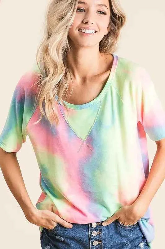 Tie Dye French Terry Print Top e46aaf424eb0490793e7cd105334fe95-Max-Origin