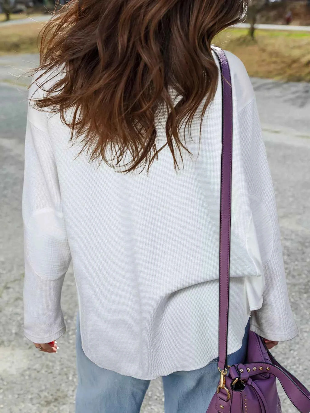 Solid Color Waffle Ribbed Dolman Sleeve Oversize Top e4861d00af774533b15267abe296cef2-Max-Origin