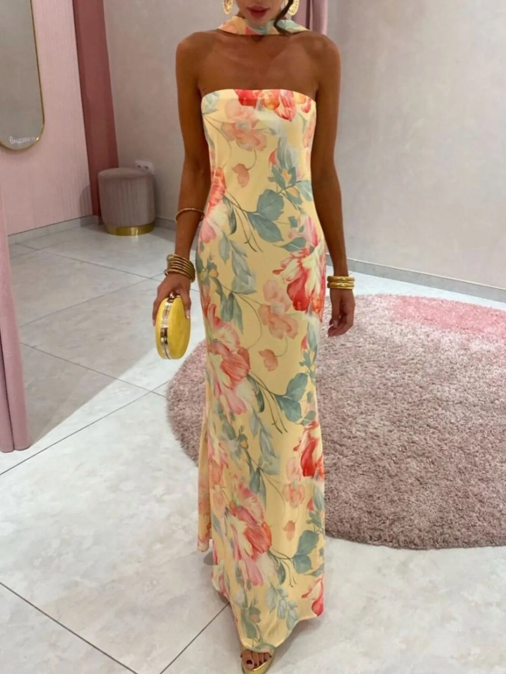Printed Tube Maxi Dress e4878146-5c75-4c19-9249-c9c057461f3c-Max-Origin