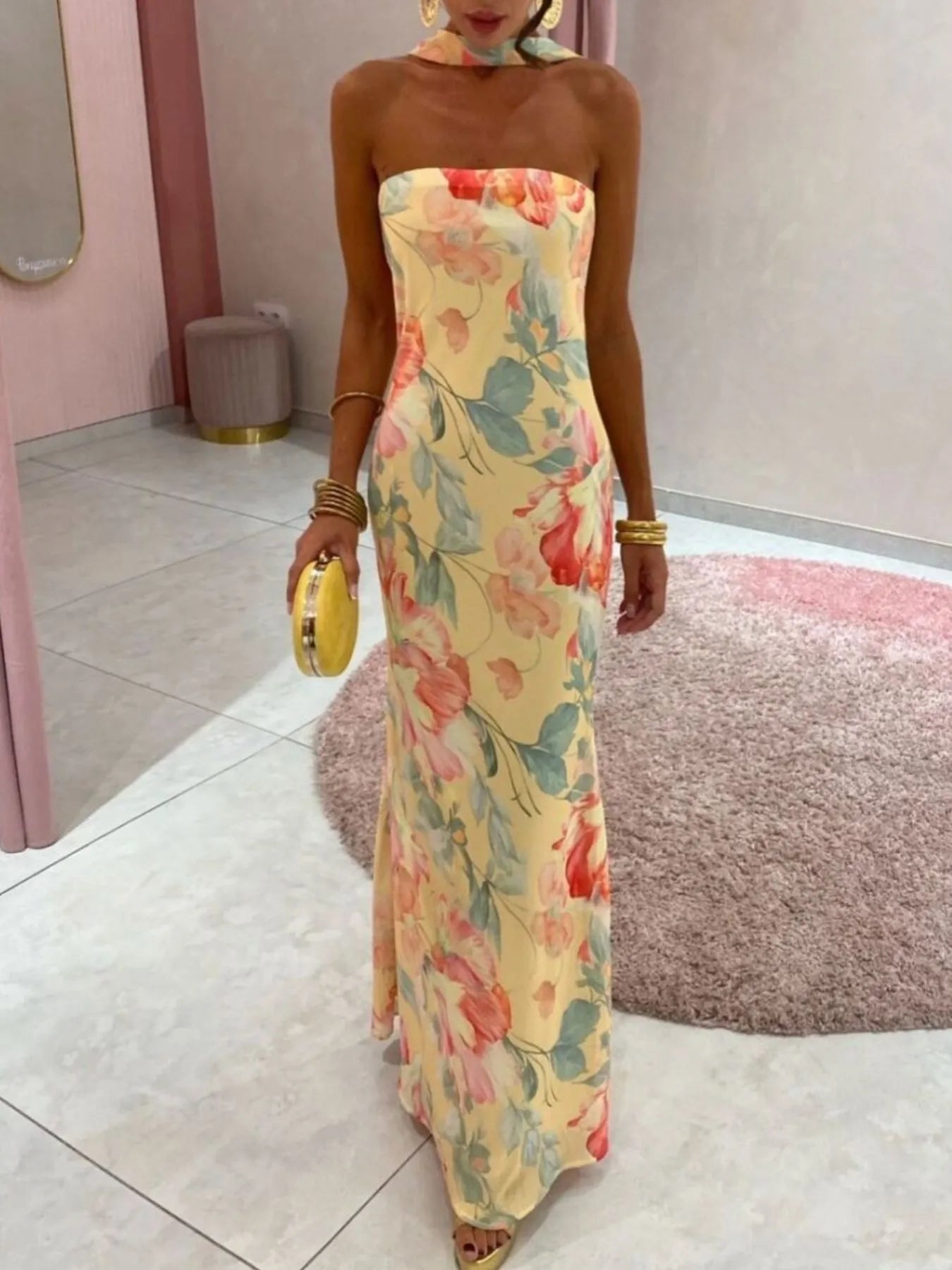 Printed Tube Maxi Dress e4878146-5c75-4c19-9249-c9c057461f3c-Max-Origin