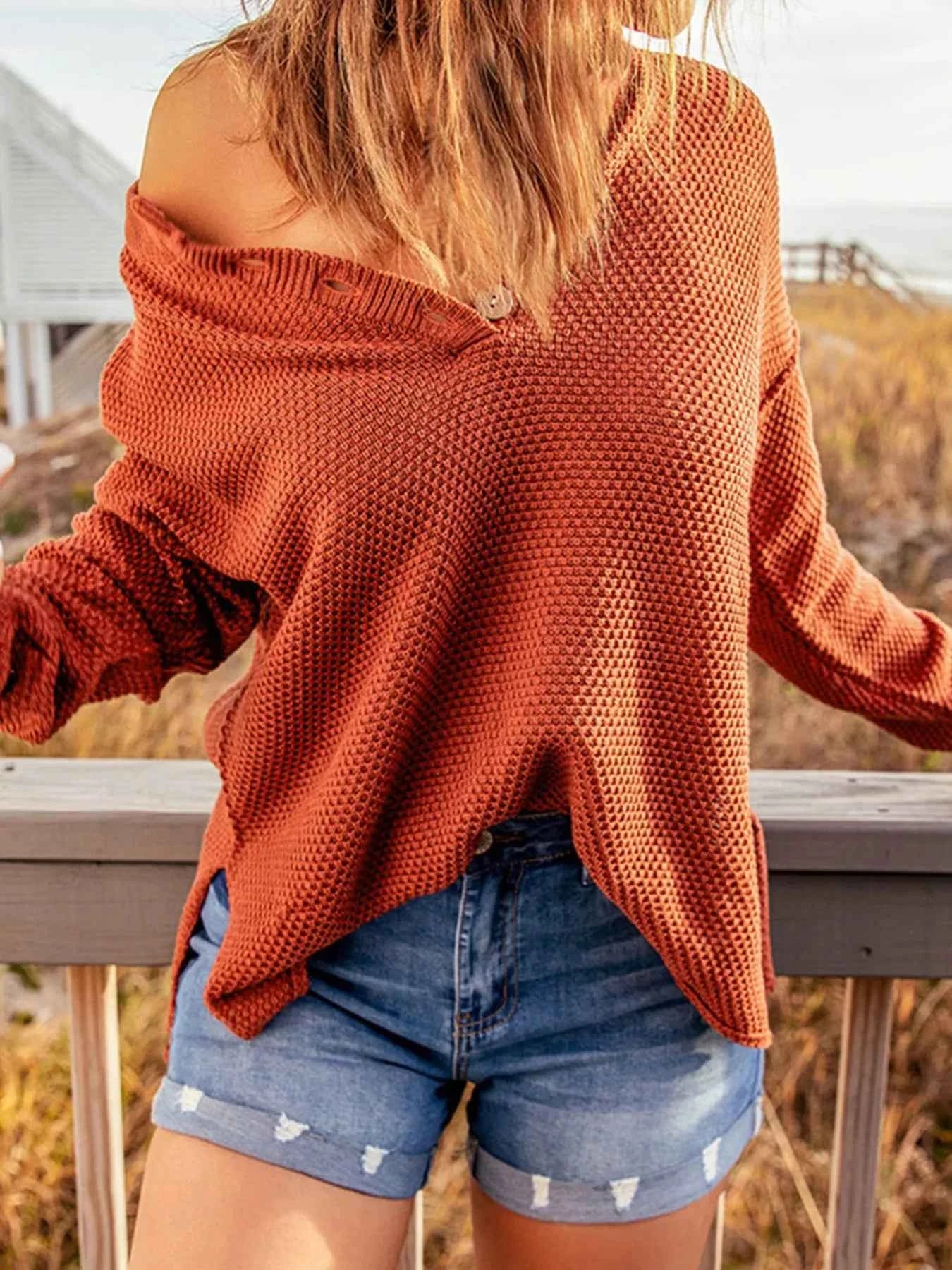 Button Detail Long Sleeve Knit Top e48fb2bd77ef4ed39e9b5cc2720c0f9f-Max-Origin
