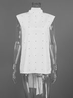 Polka Dot High Neck Tank e4b186530234478cb1f636f6e6b65b45-Max