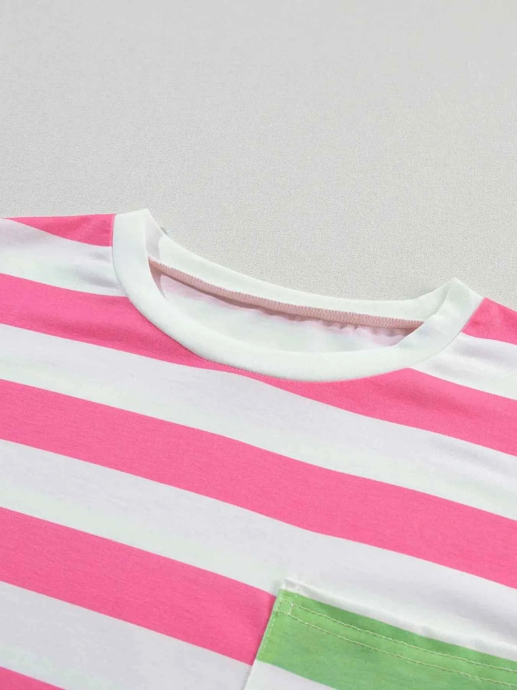 Striped Oversized Short Sleeve T-Shirt e4bee591-96a6-4880-9635-532e487d0aa1-Max-Origin