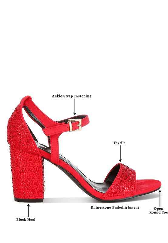 Navoli Rhinestones Embellished Sandals e4d472f8-fdd6-47a3-bcca-e993fc6df3f3